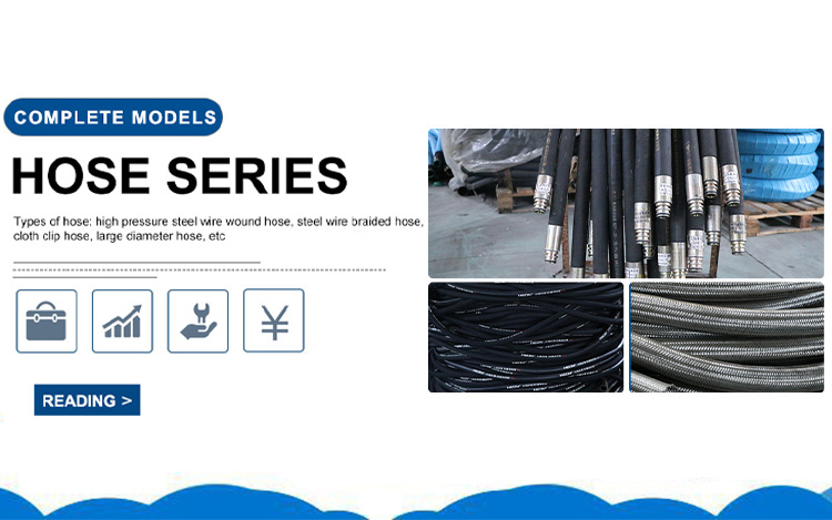 High pressure steel wire braided hose