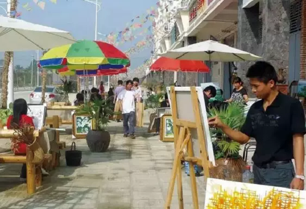 海南(nán)旅遊景點-屯昌油畫村